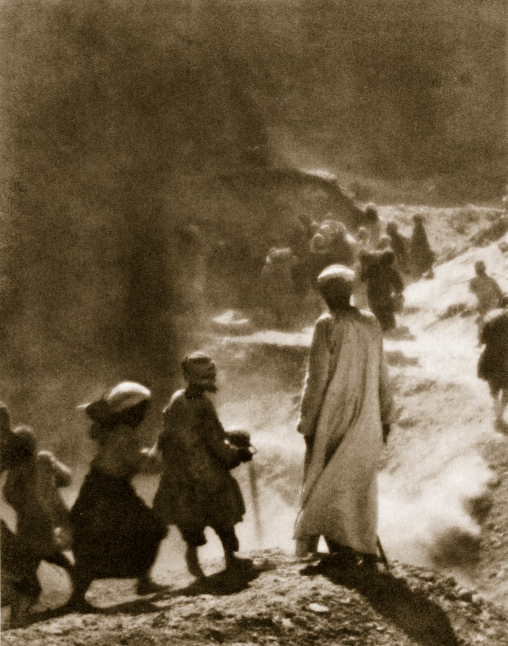 At the tomb of Tutankhamun, 1916 by Lord George Carnarvon