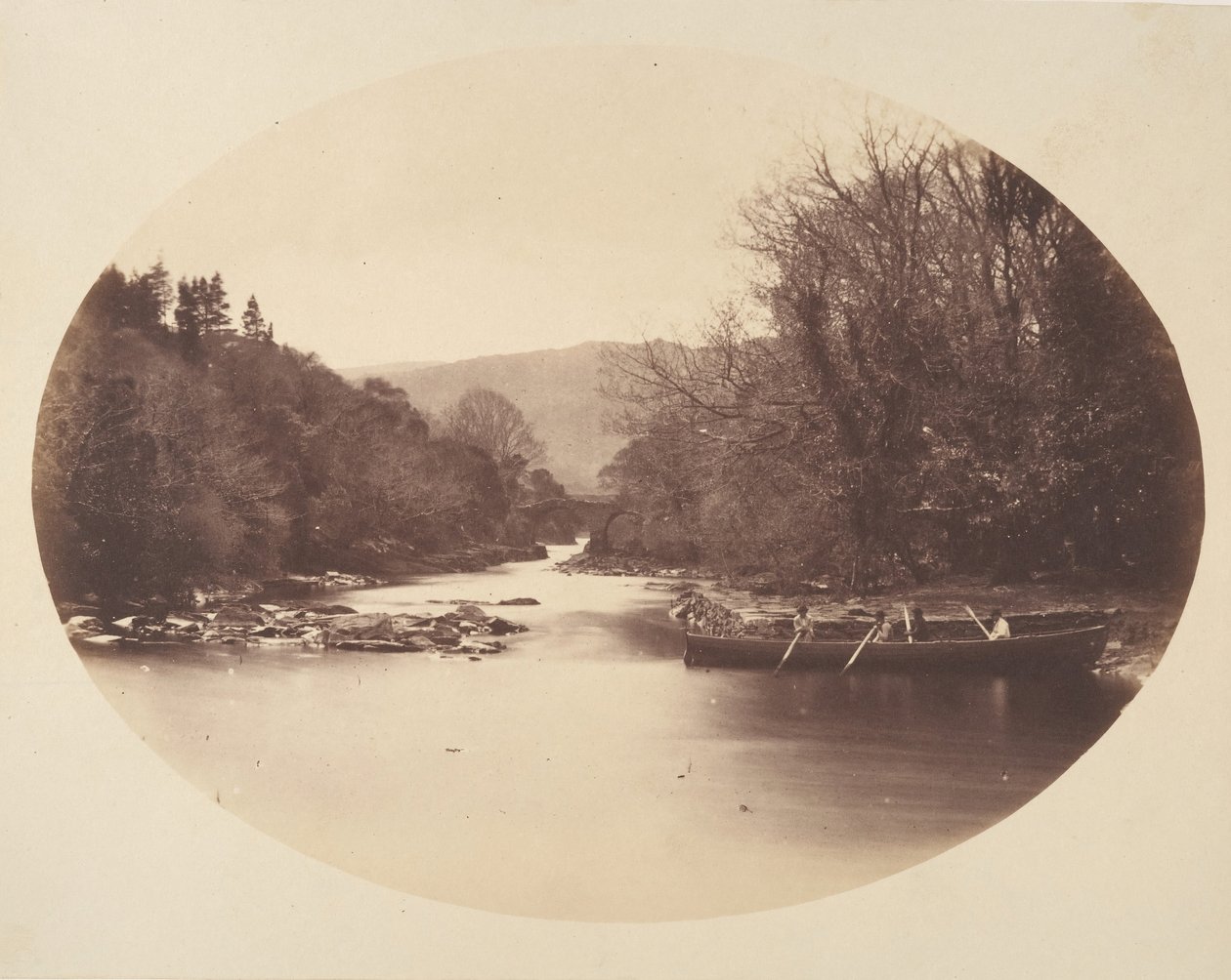 The Meeting of the Waters, Killarney, 1854 by Lord Otho Fitzgerald