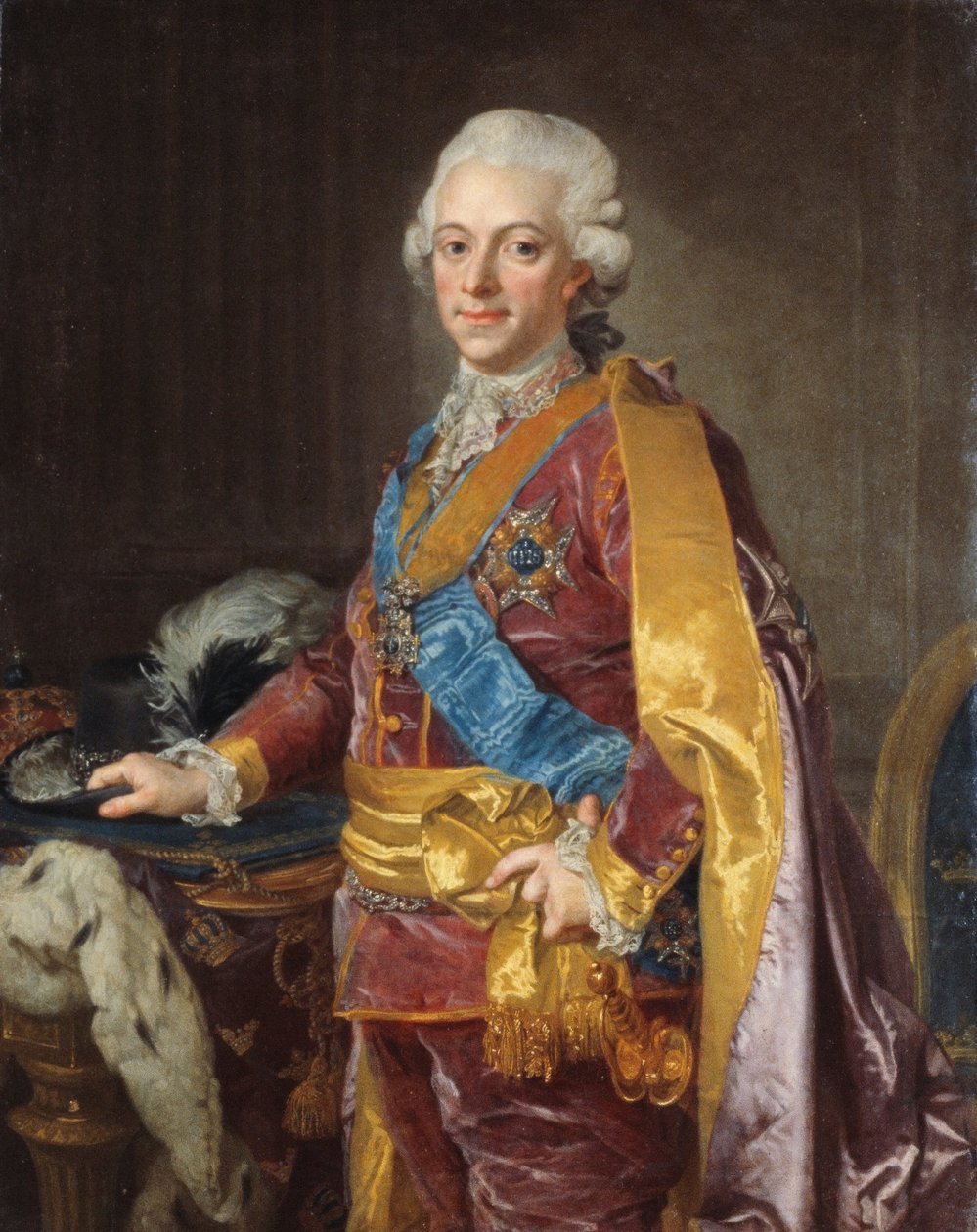 Gustav III, King of Sweden 1772-1792 by Lorens the Younger Pasch