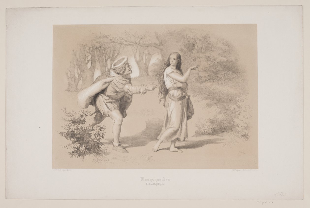 Kongsgården, page 69, illustration for Christian Winther