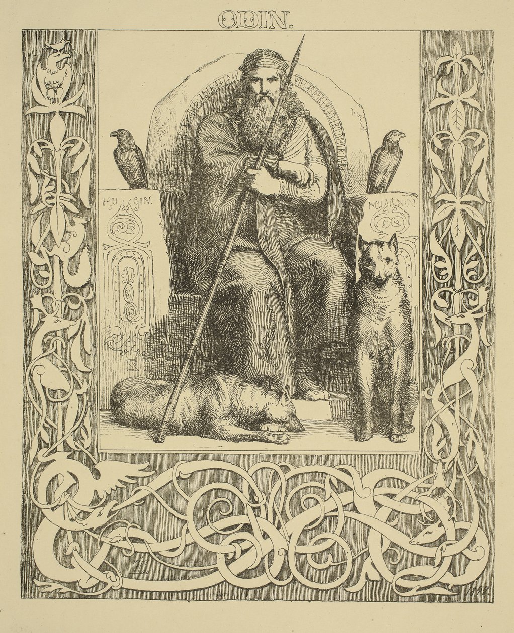 Odin by Lorenz Frølich