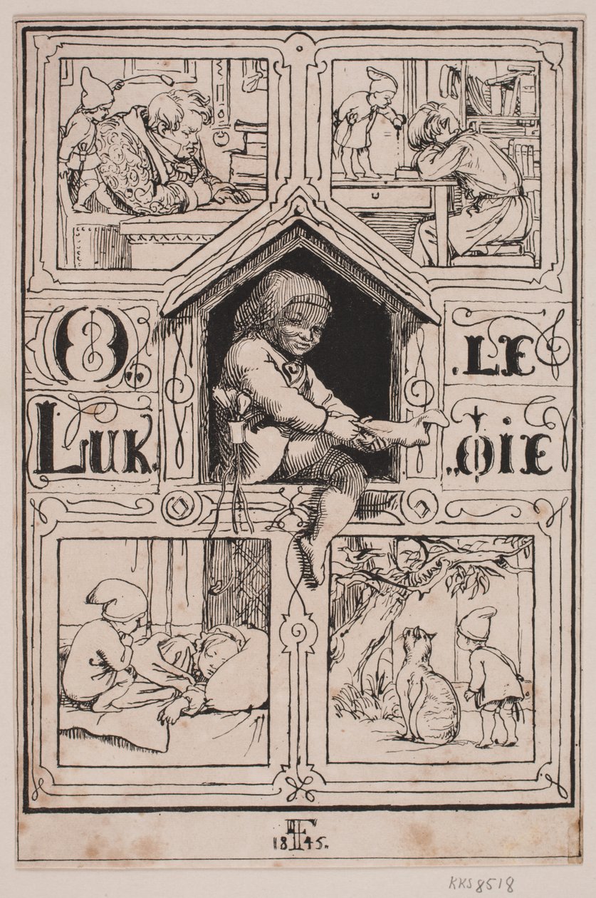 Ole Lukøje by Lorenz Frølich