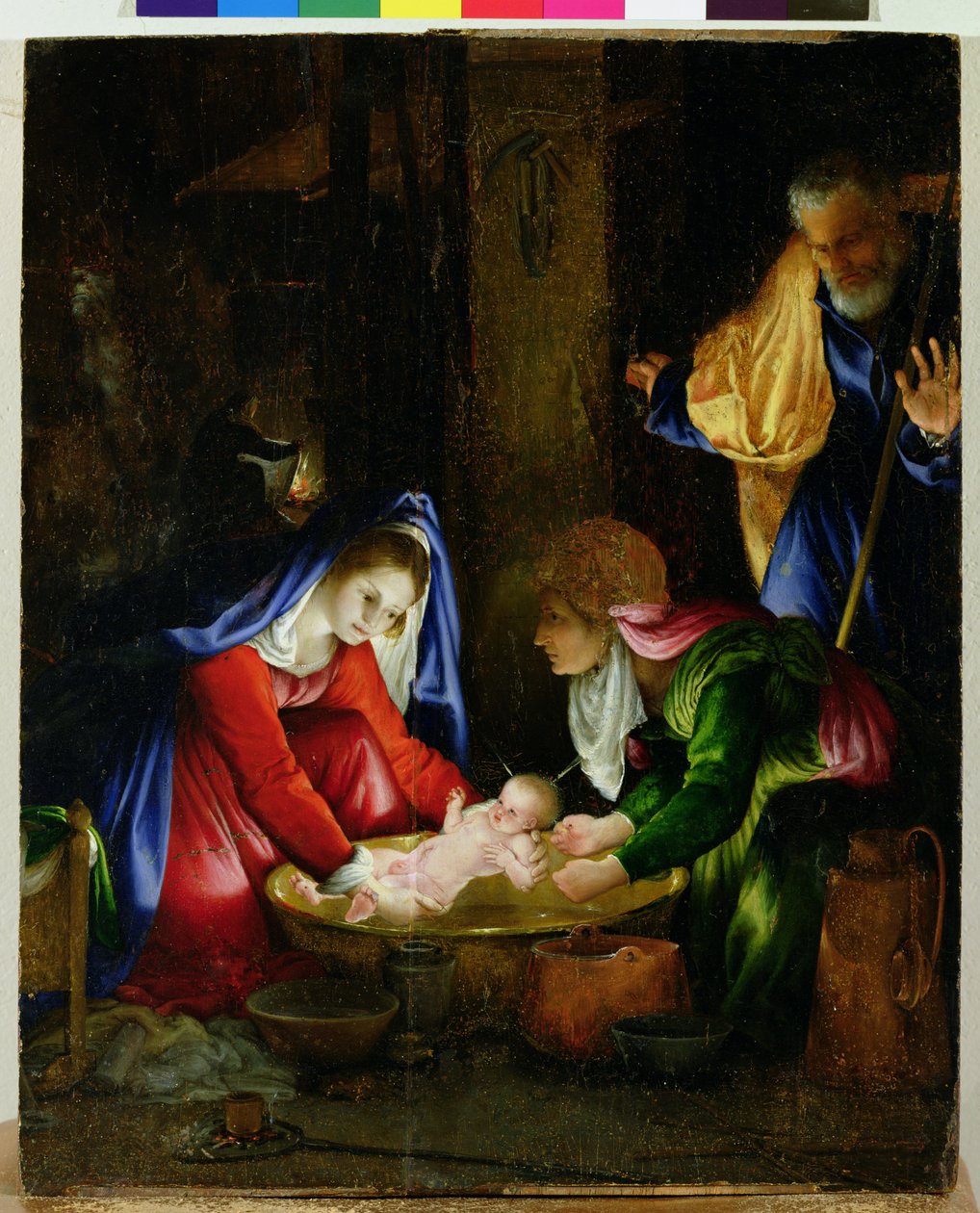 The Nativity, 1527 by Lorenzo Lotto