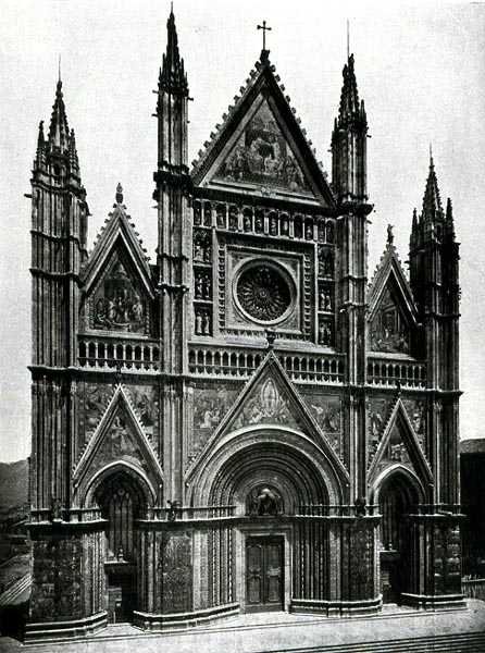 Facade of the Duomo, Designed by Lorenzo Maitani (before 1275-1330) by Lorenzo Maitani