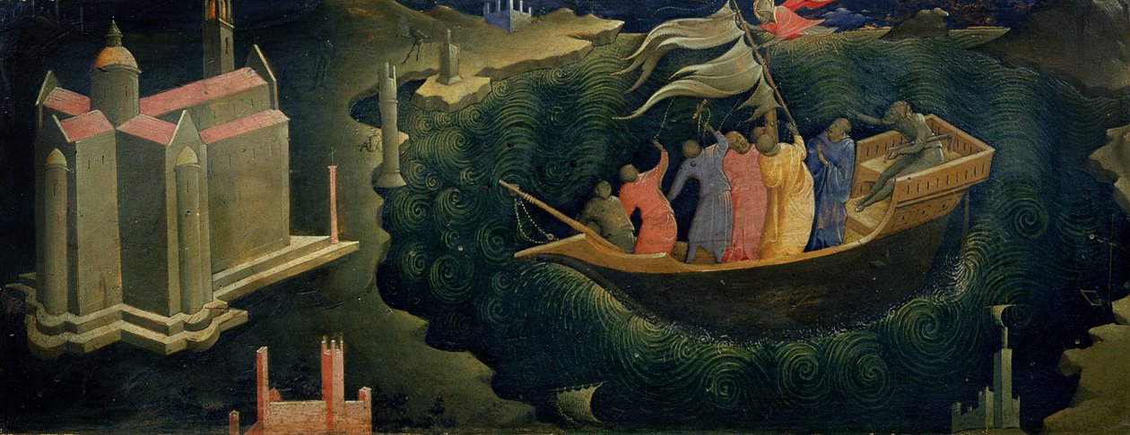 St. Nicholas of Myra Calming the Storm by Lorenzo Monaco