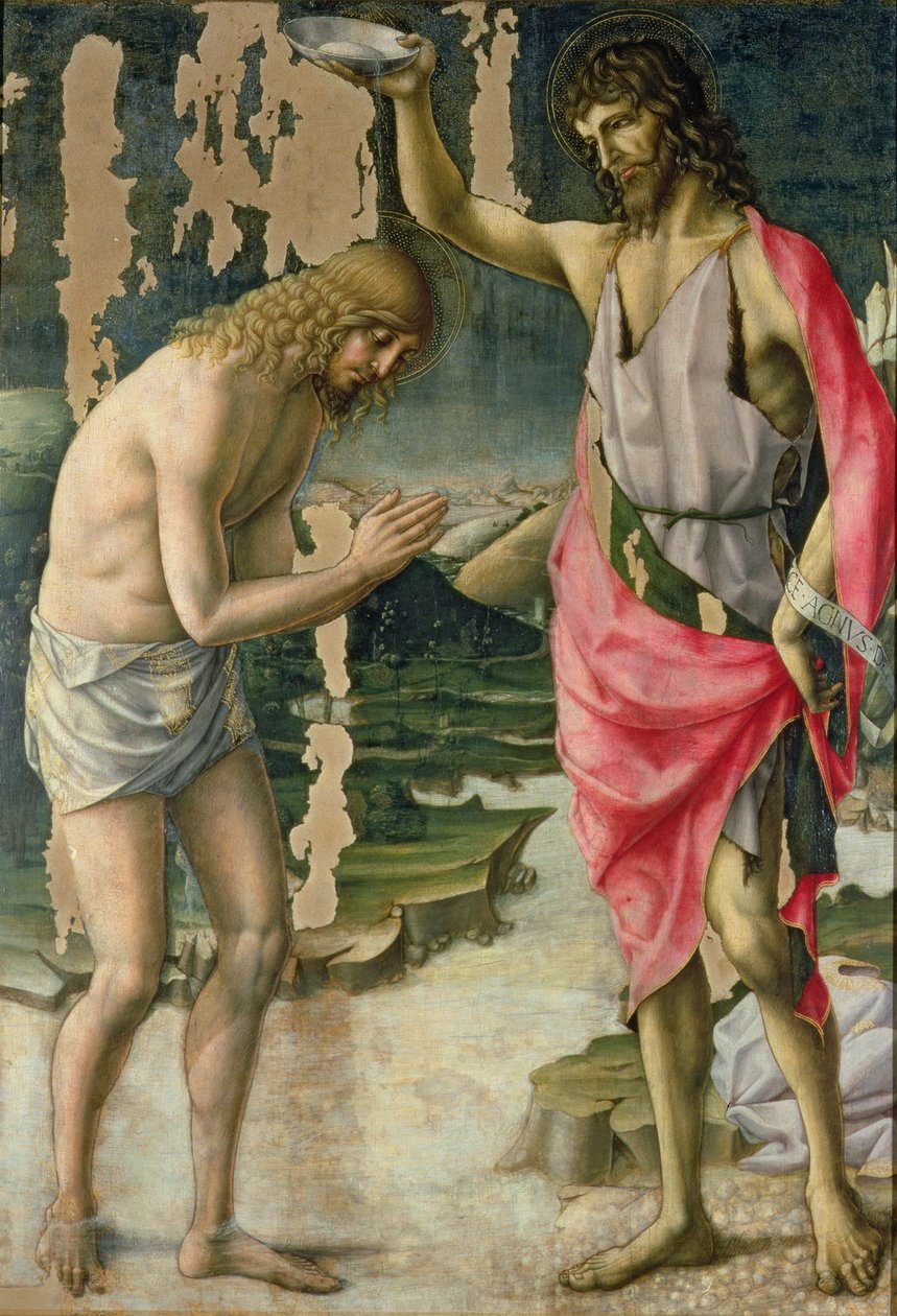 The Baptism of Christ by Lorenzo d Alessandro da Severino II
