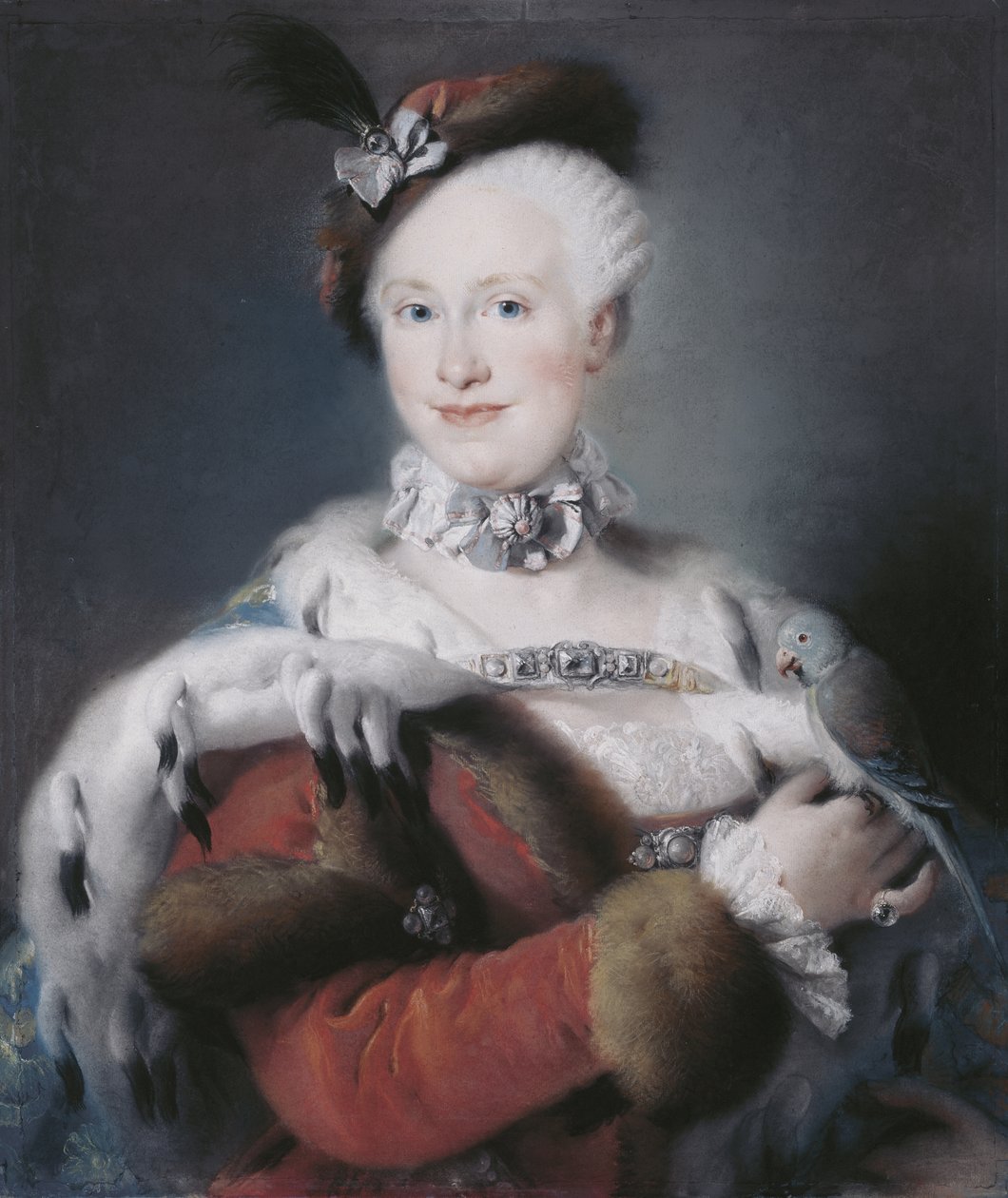 Portrait of Infanta Maria Luisa of Spain 1745-1792, Holy Roman Empress, 1763 by Lorenzo Baldissera Tiepolo
