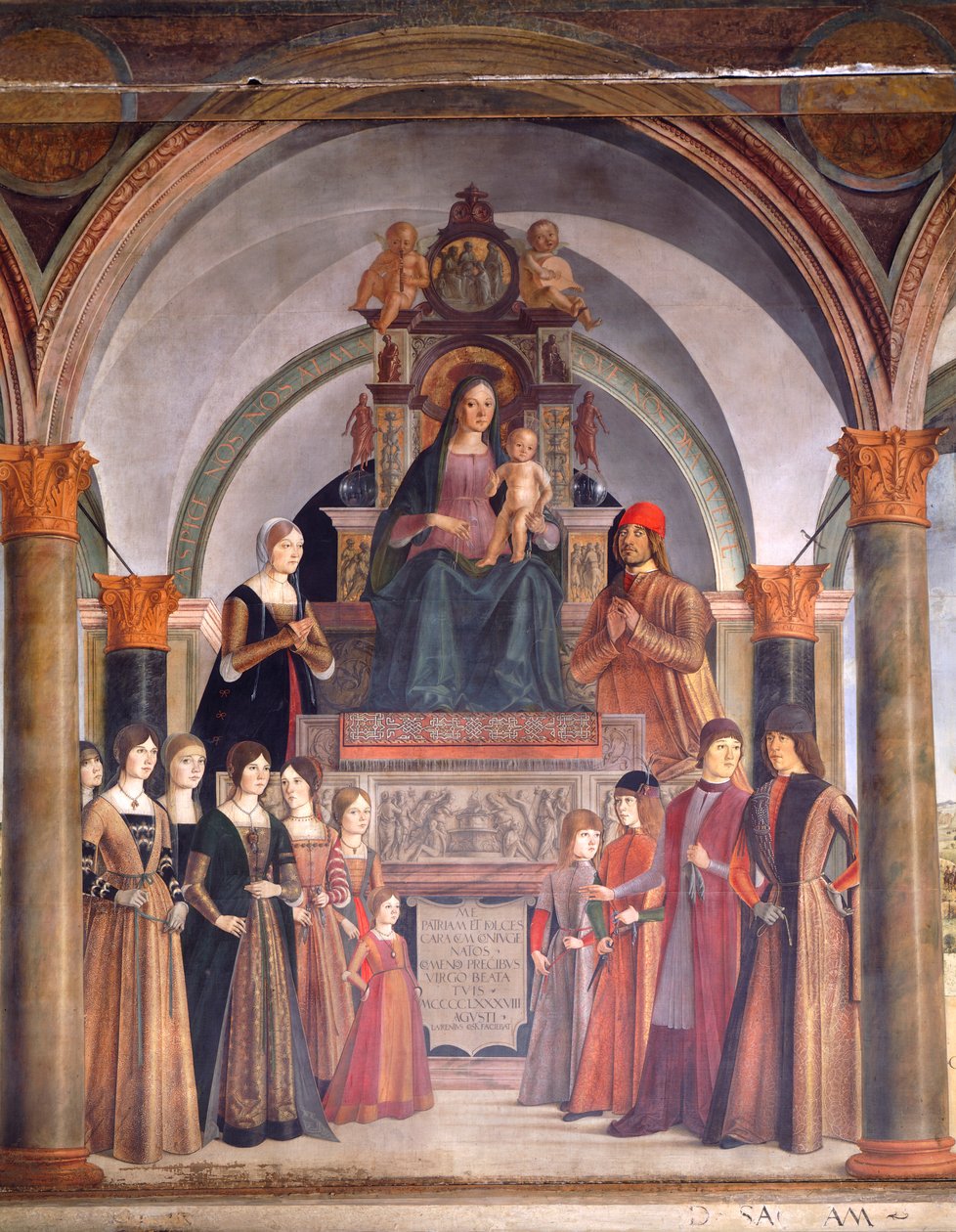 Madonna and Child with Angels by Lorenzo Costa