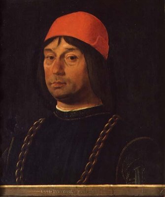 Portrait of Giovanni Bentivoglio by Lorenzo Costa