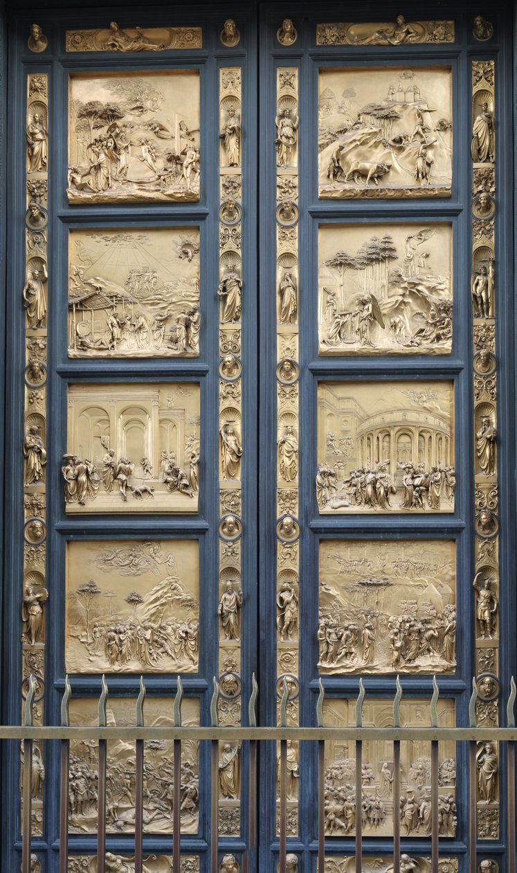 The Gates of Paradise in the Florence Baptistry (Copy) by Lorenzo Ghiberti