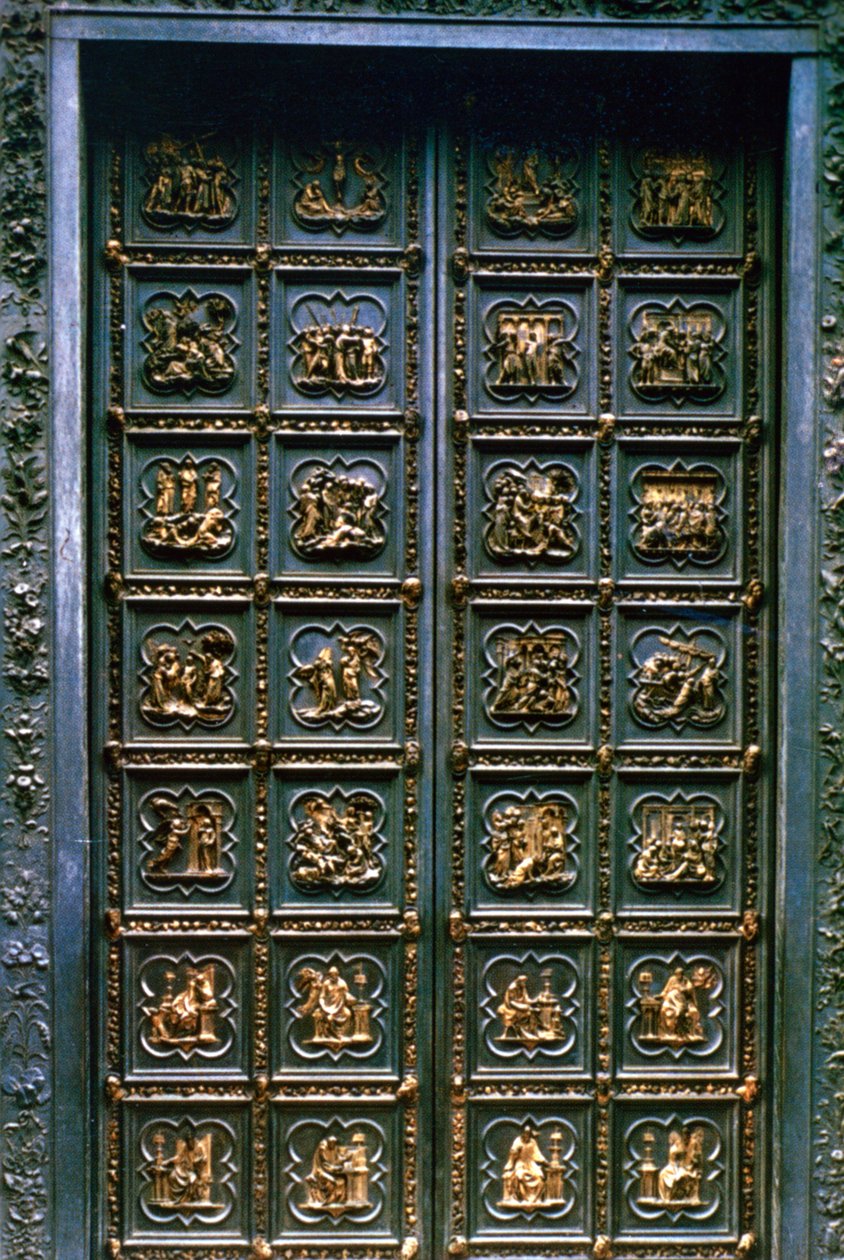 The North Doors of the Baptistry of San Giovanni by Lorenzo Ghiberti
