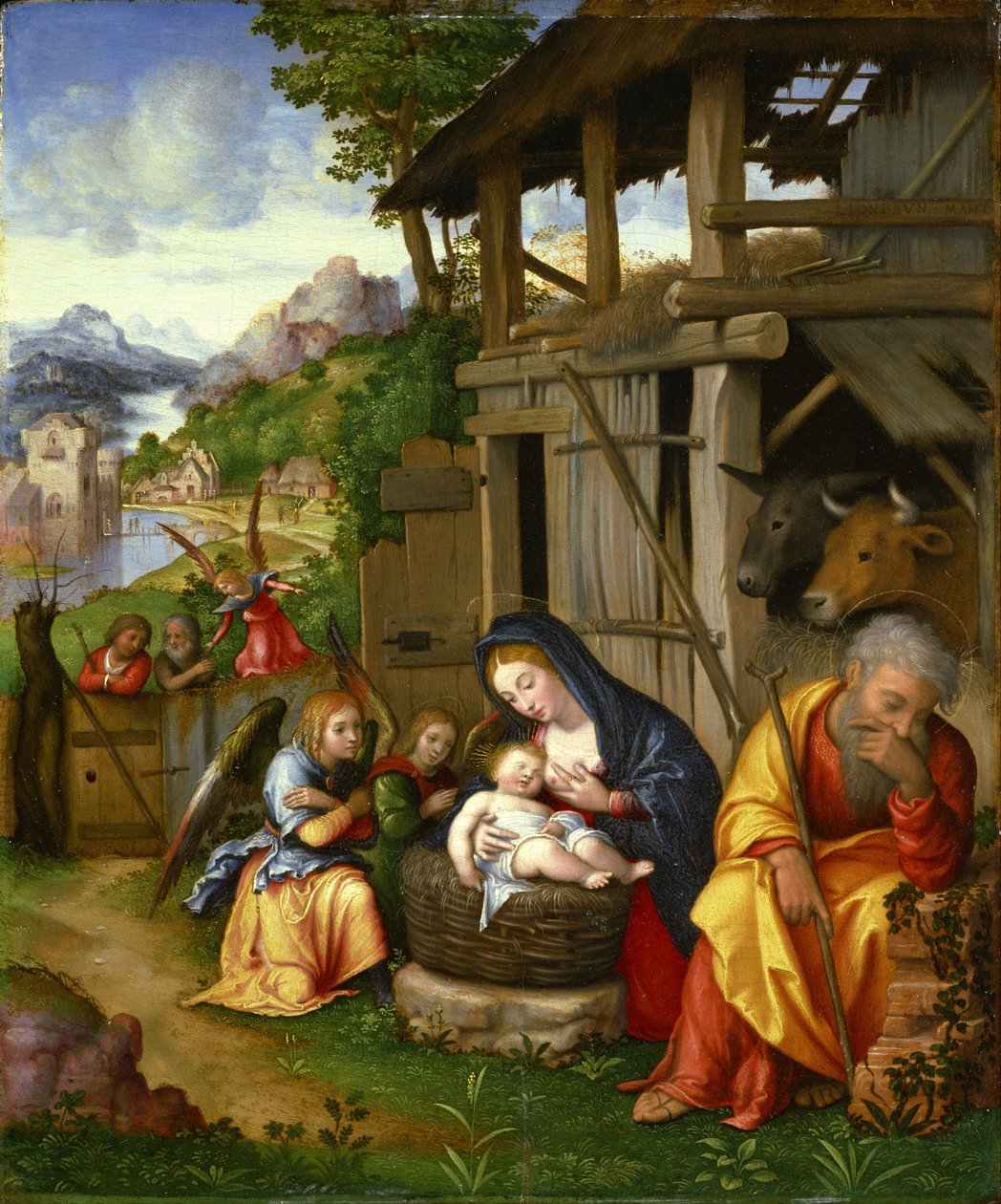 Nativity by Lorenzo Leonbruno
