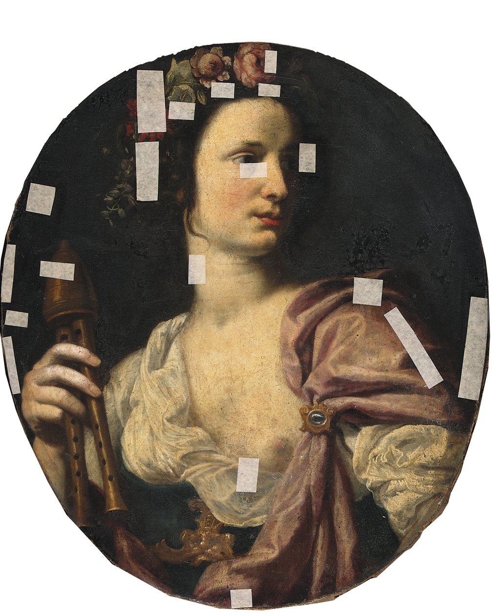 The Muse Euterpe by Lorenzo Lippi