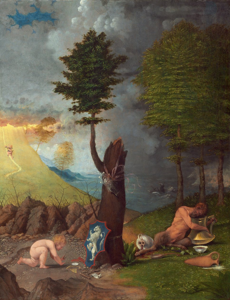Allegory of Virtue and Vice, 1505 by Lorenzo Lotto