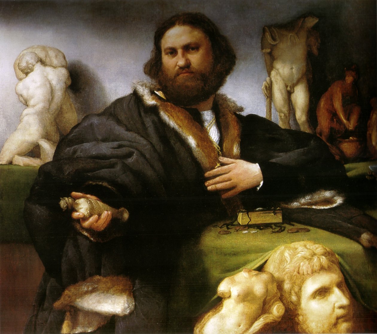 Andrea Odoni (1488-1545) by Lorenzo Lotto