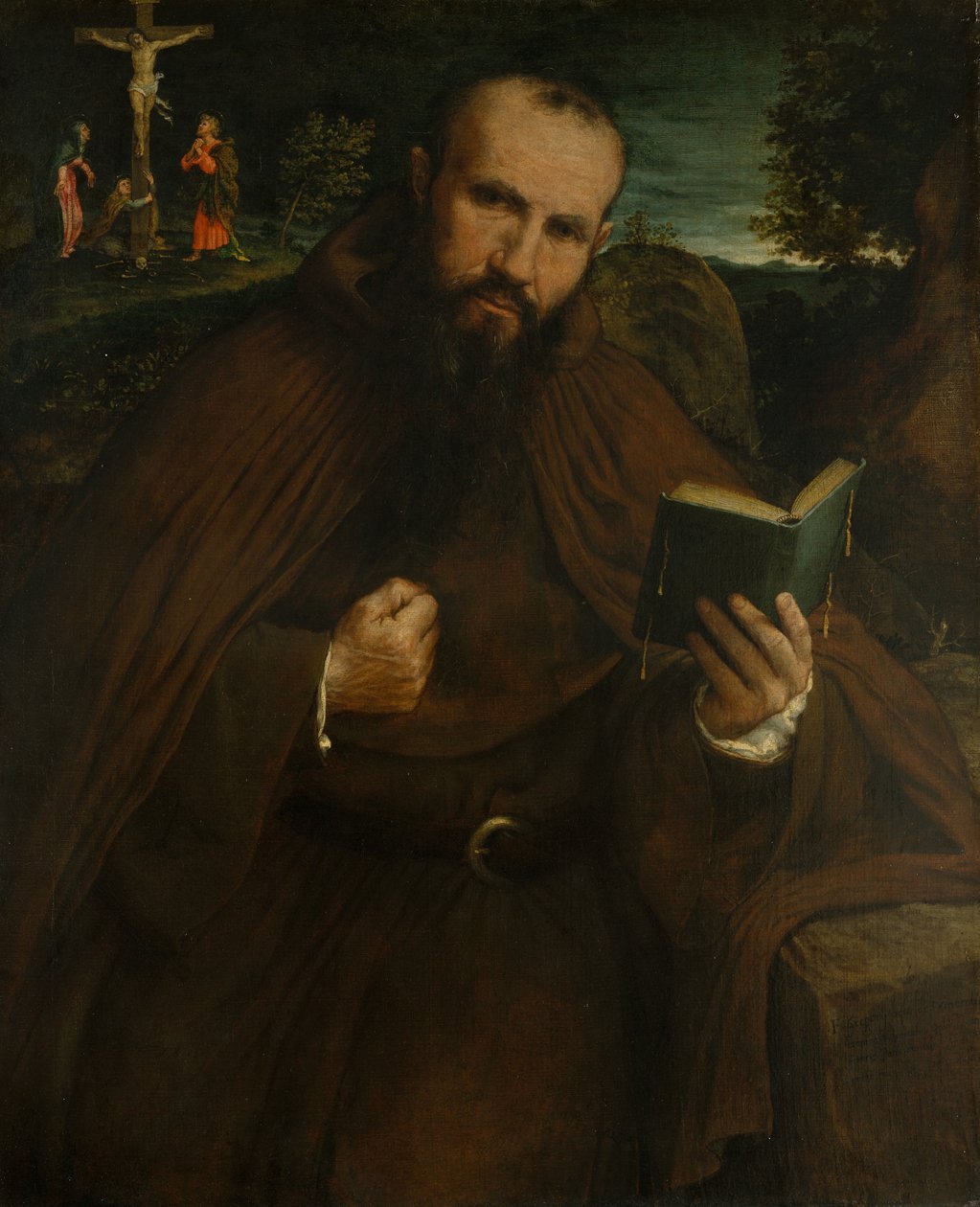 Brother Gregorio Belo of Vicenza, 1547 by Lorenzo Lotto