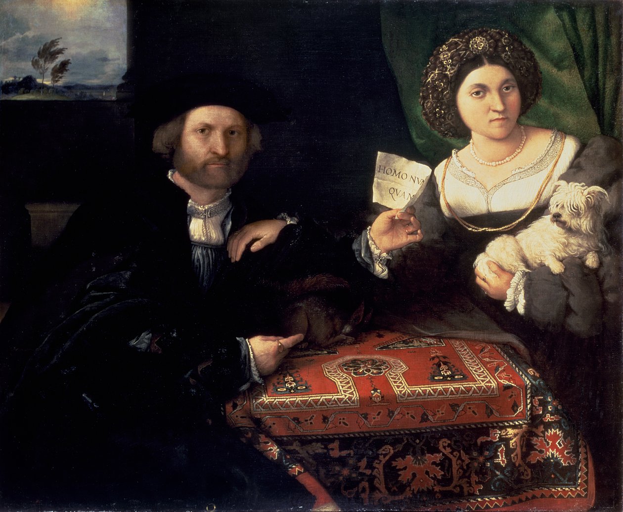 Husband and Wife, c.1523 by Lorenzo Lotto