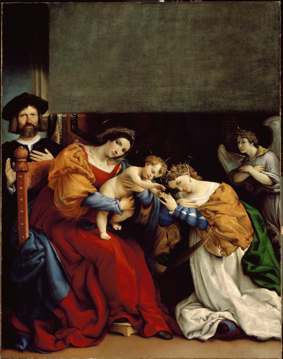 The Mystical Marriage of St. Catherine by Lorenzo Lotto