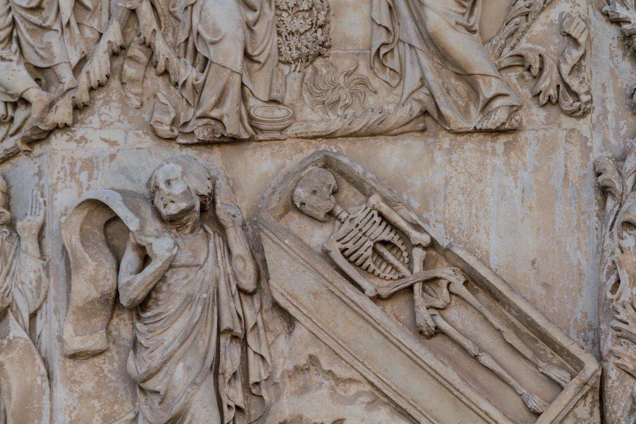 Prophet Ezekiel (detail) by Lorenzo Maitani