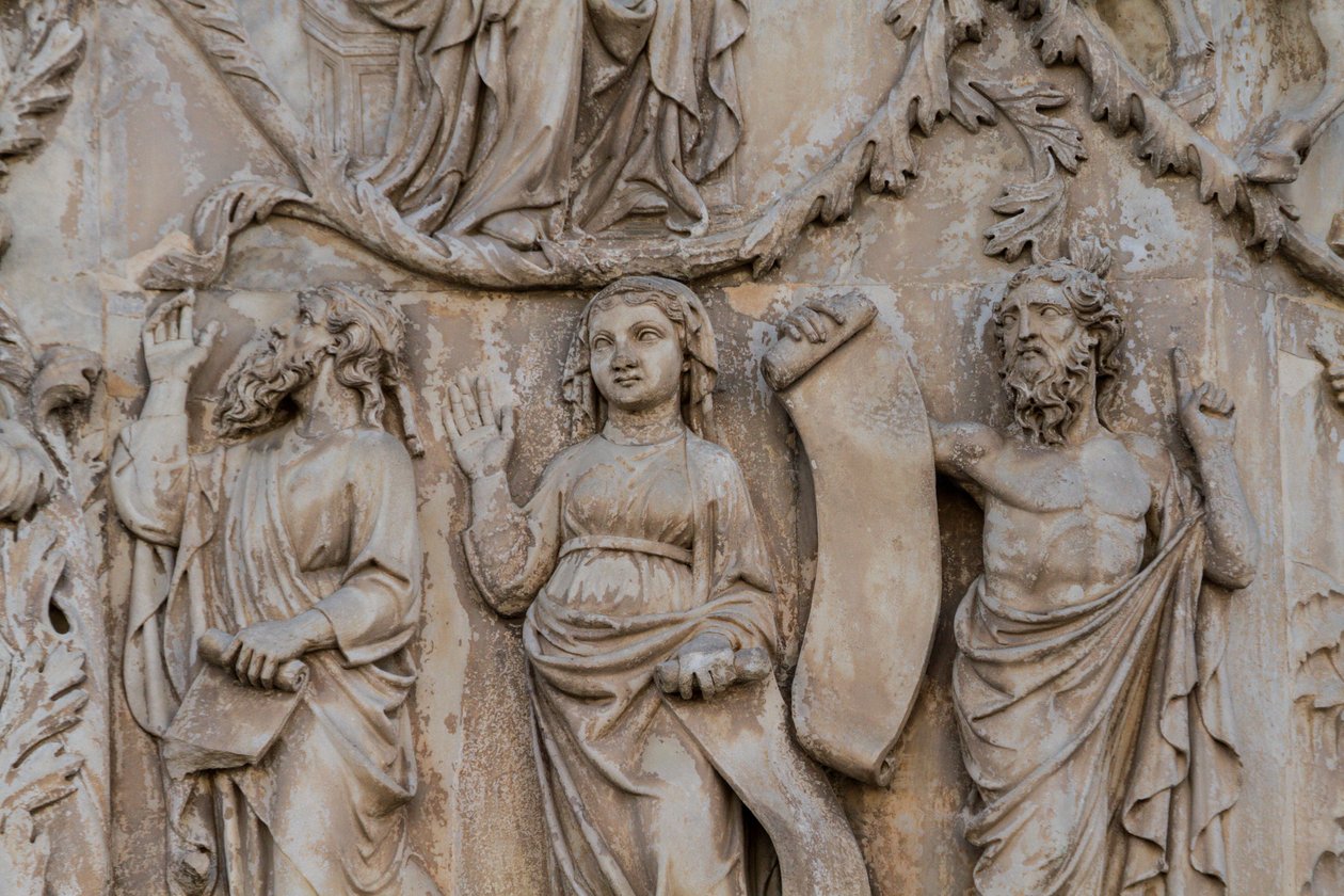 Prophets (detail) by Lorenzo Maitani