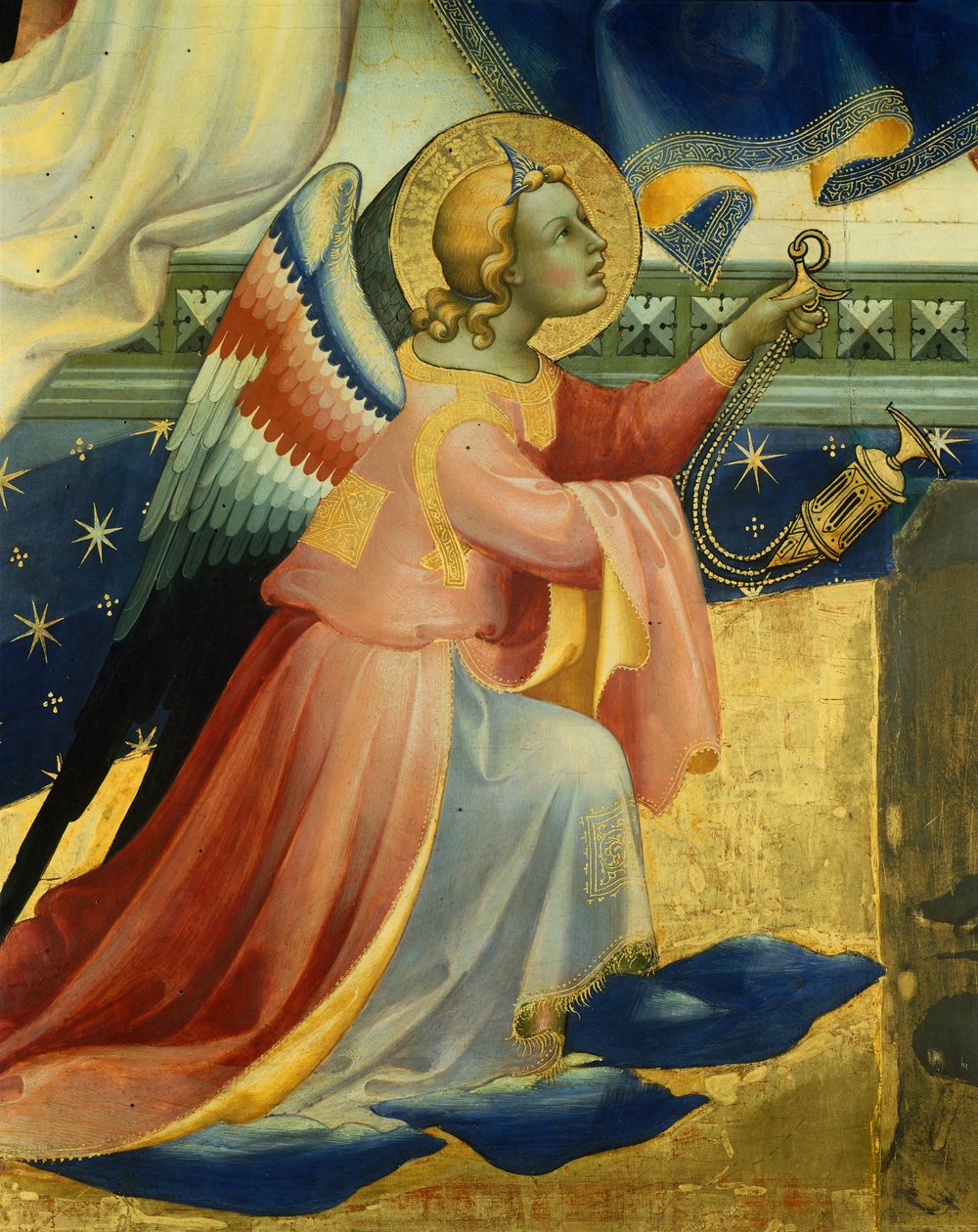 Kneeling Angel (detail) by Lorenzo Monaco