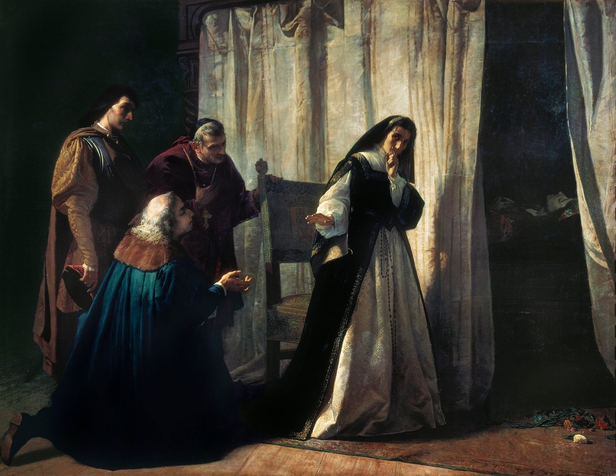 Queen Joanna I Known as Joanna the Mad by Lorenzo Valles