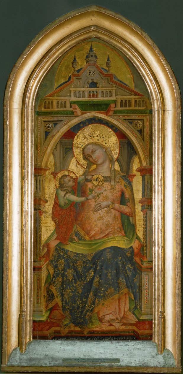 Madonna and Child, gold ground by Lorenzo Veneziano