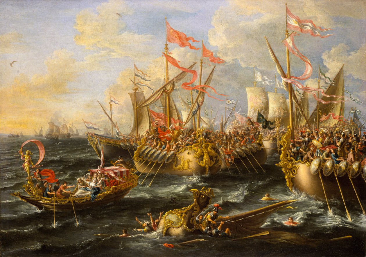 The Battle of Actium, 2 September 31 BC by Lorenzo a Castro