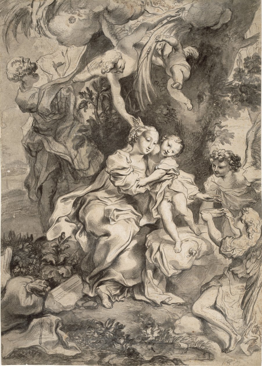 Rest on the Flight into Egypt by Lorenzo de