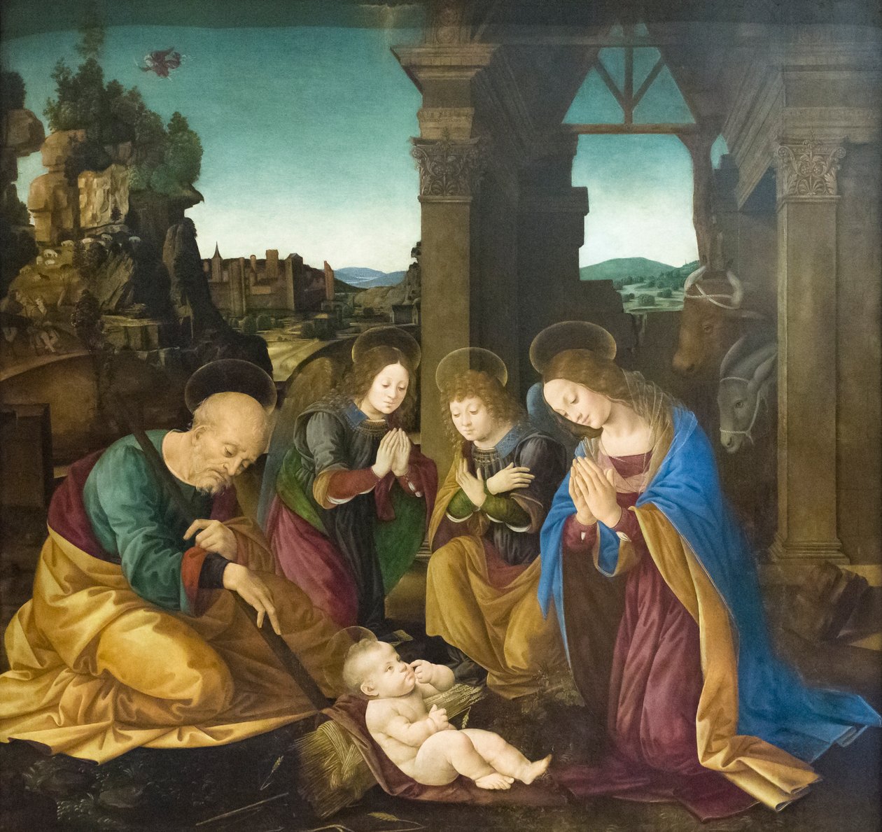 Adoration of the Christ Child by Lorenzo di Credi