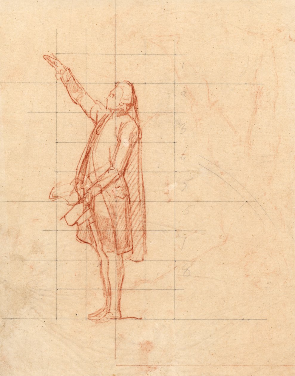 Study for the Tennis Court Oath by Louis Charles Auguste Couder