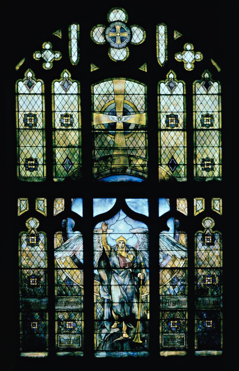 Angel of the Resurrection by Louis Comfort Tiffany