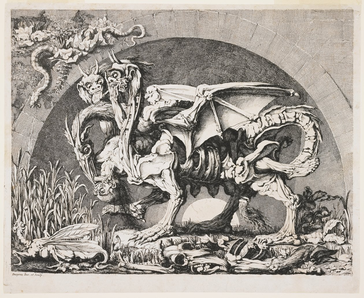 The Chimera, c. 1778-1780 by Louis Jean Desprez