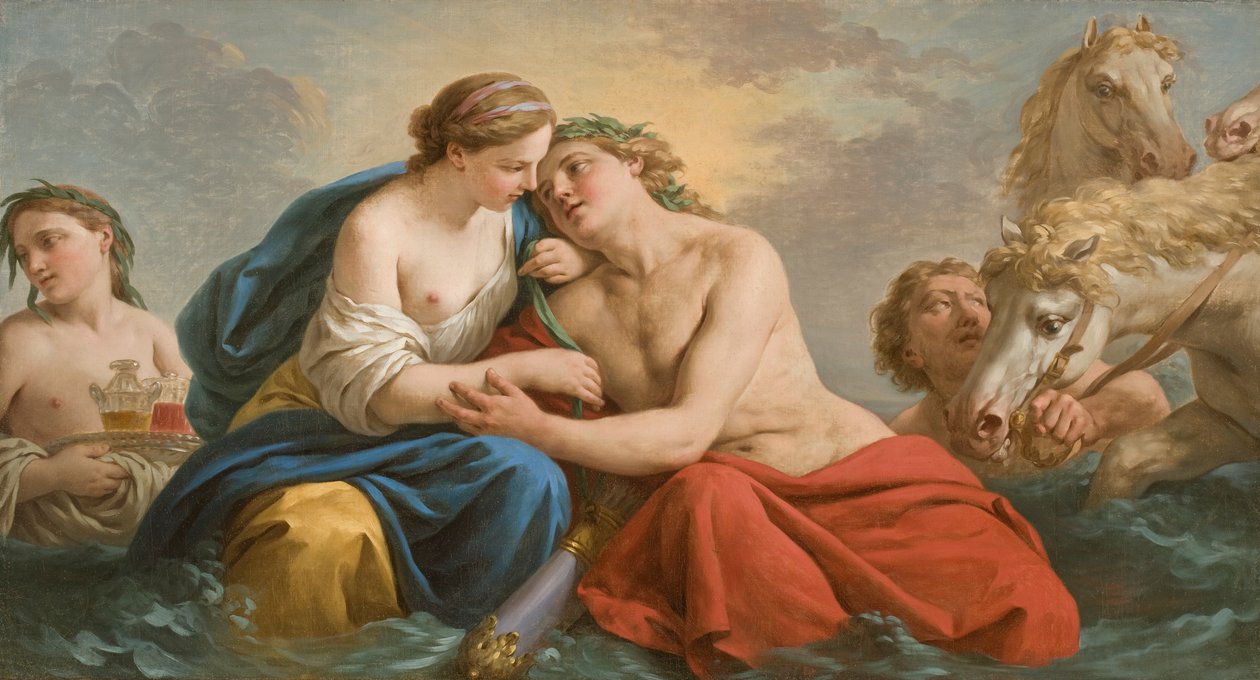 Sunset by Louis Jean François Lagrenée