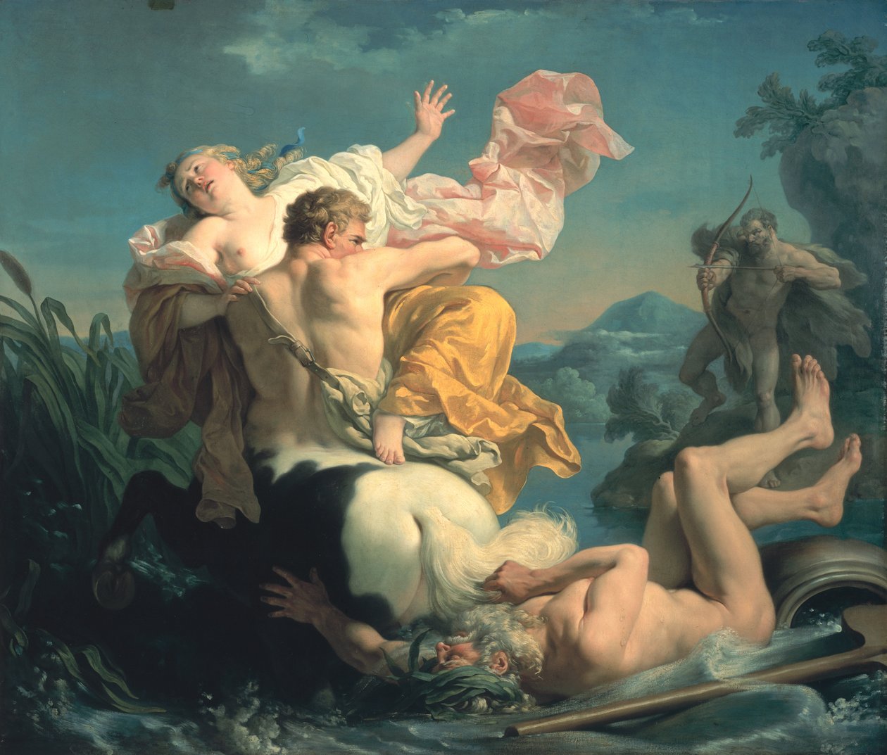 The Abduction of Deianeira by the Centaur Nessus, 1755 by Louis Jean François Lagrenée