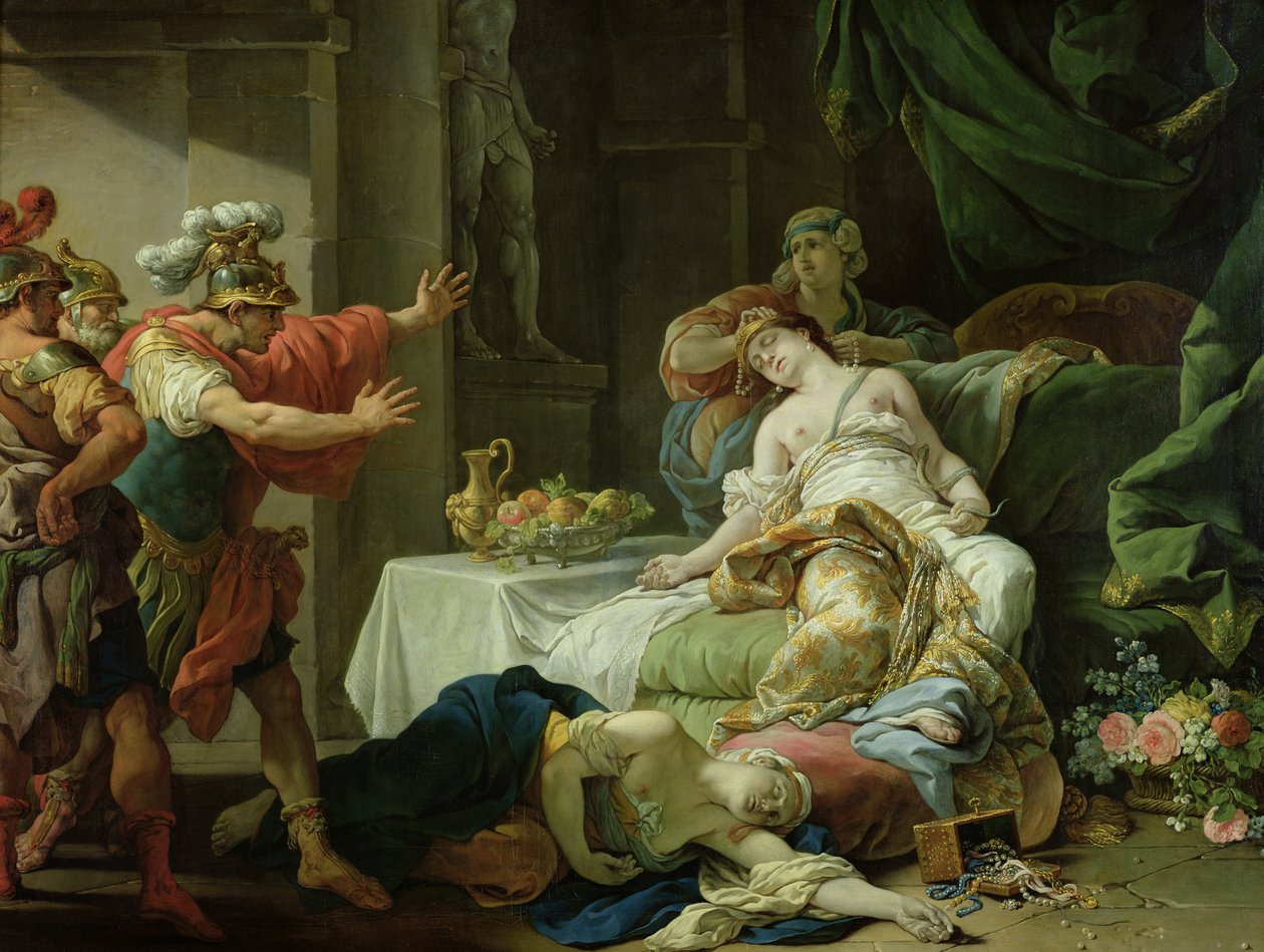 The Death of Cleopatra by Louis Jean François Lagrenée