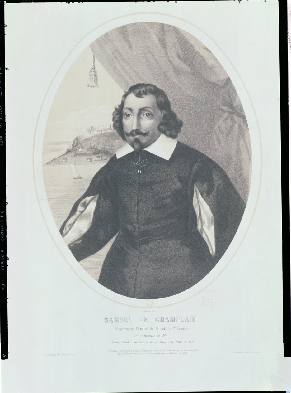 Samuel de Champlain (1567-1635) 1854 by Louis Joseph Cesar Ducornet