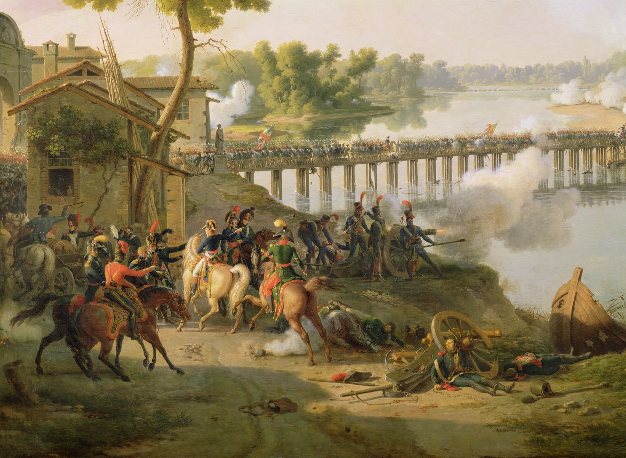 The Battle of Lodi, 10th May 1796 (detail) by Louis Lejeune