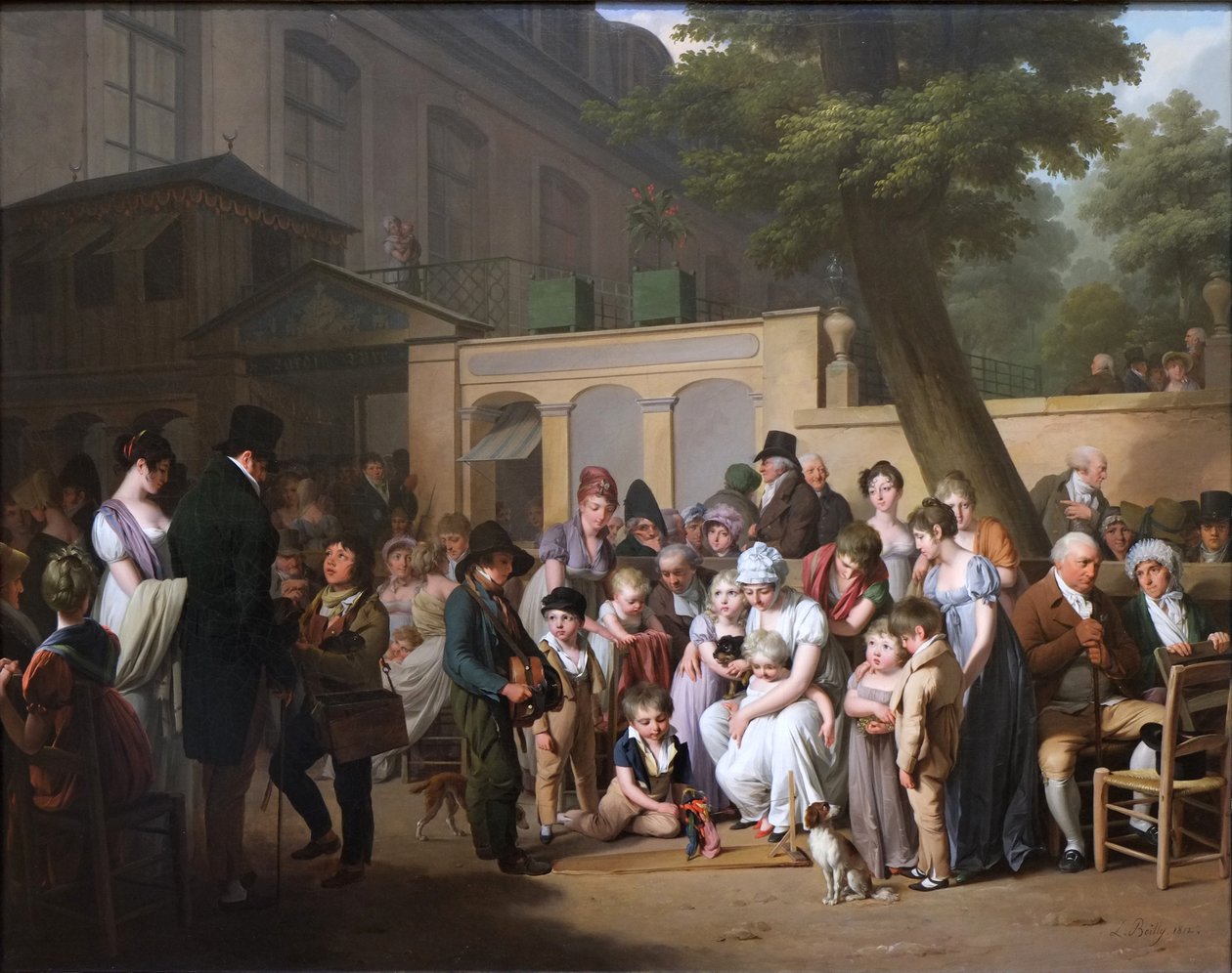 Entrance to the Jardin Turc by Louis Leopold Boilly
