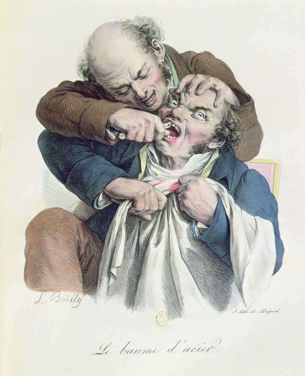 The Steel Balm, engraved by Francois Seraphin Delpech, c.1826 by Louis Leopold Boilly