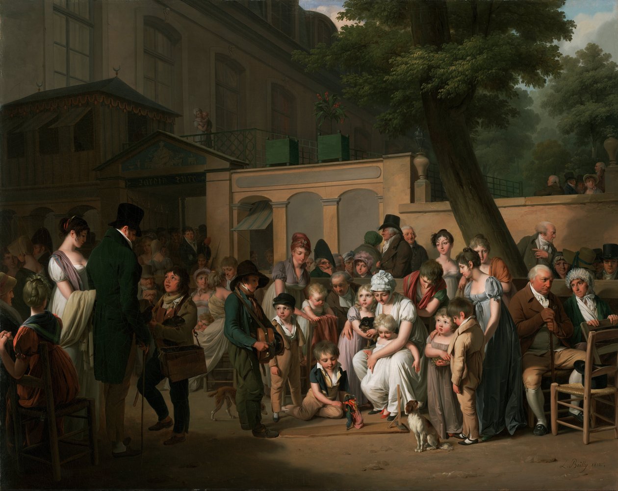 Entrance to the Jardin Turc by Louis Leopold Boilly