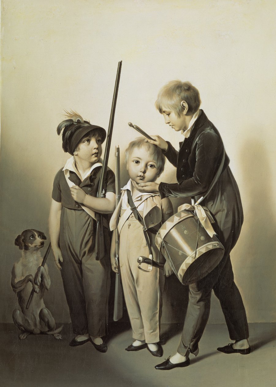 My Little Soldiers, 1809 by Louis Leopold Boilly