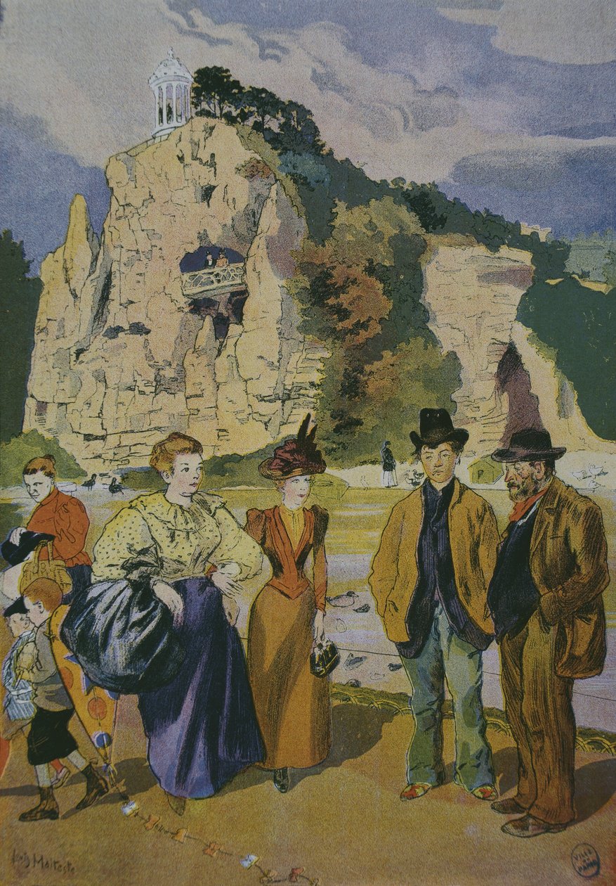 Les Buttes Chaumont by Louis Malteste