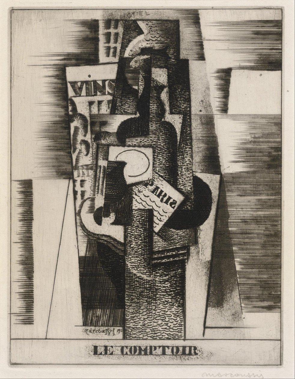 The Counter by Louis Marcoussis
