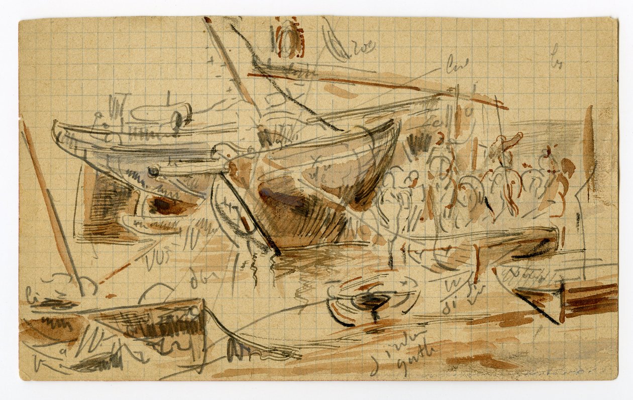 Drawing by Louis Marie Faudacq