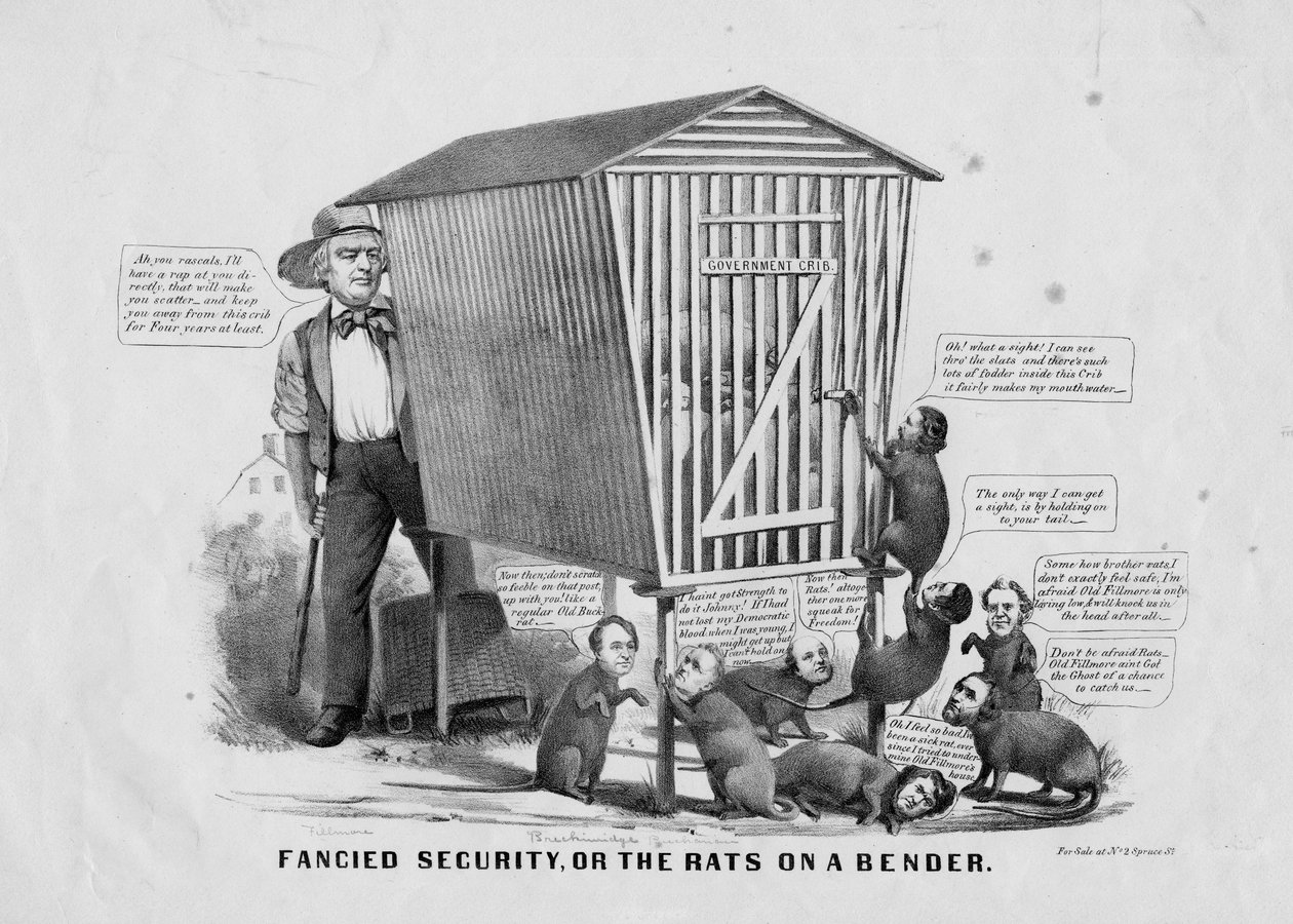 Fancied Security, or, The Rats on a Bender by Louis Maurer