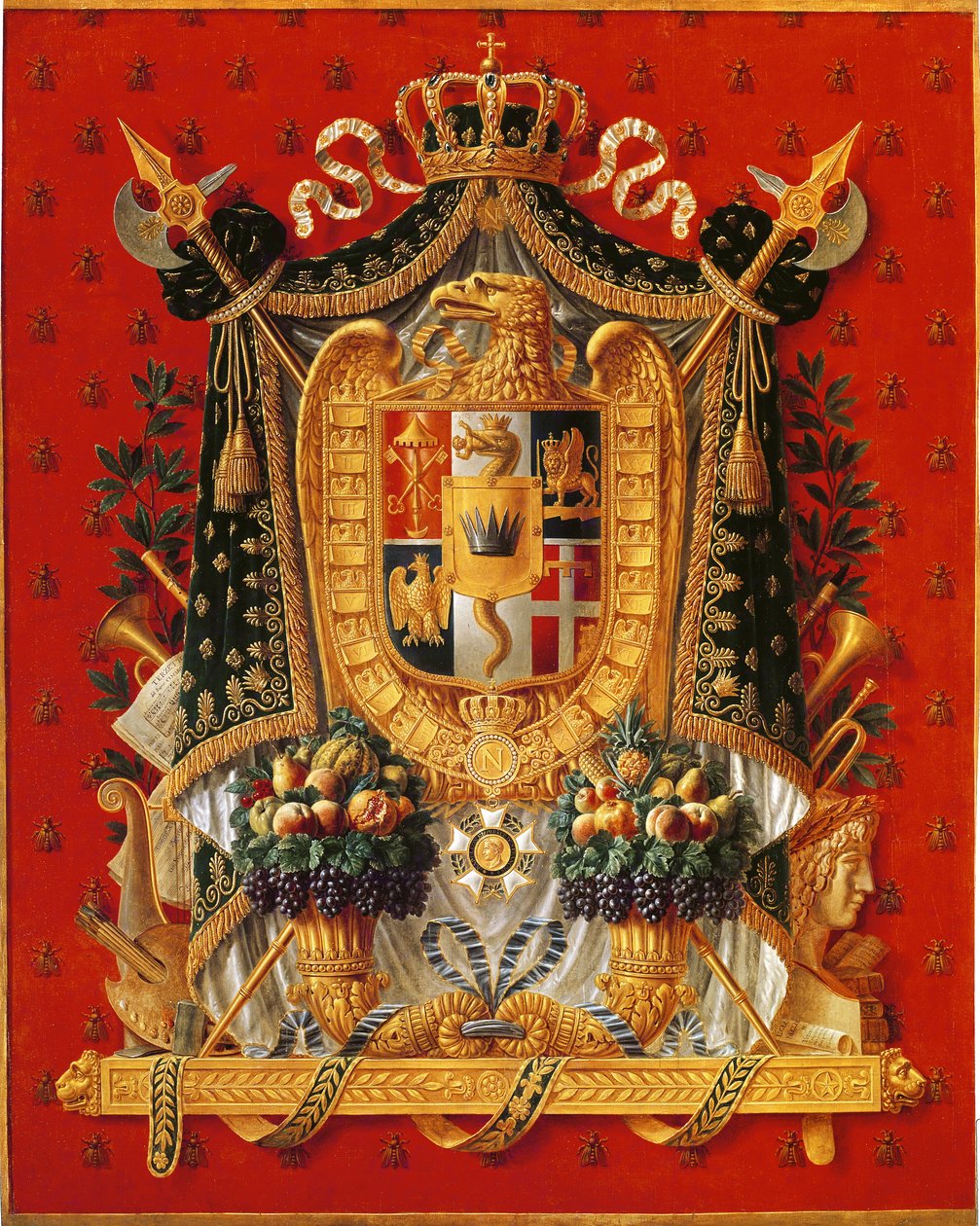 Coat of Arms of Italy, Design for a Tapestry, 1808 by Louis Saint Ange Desmaisons