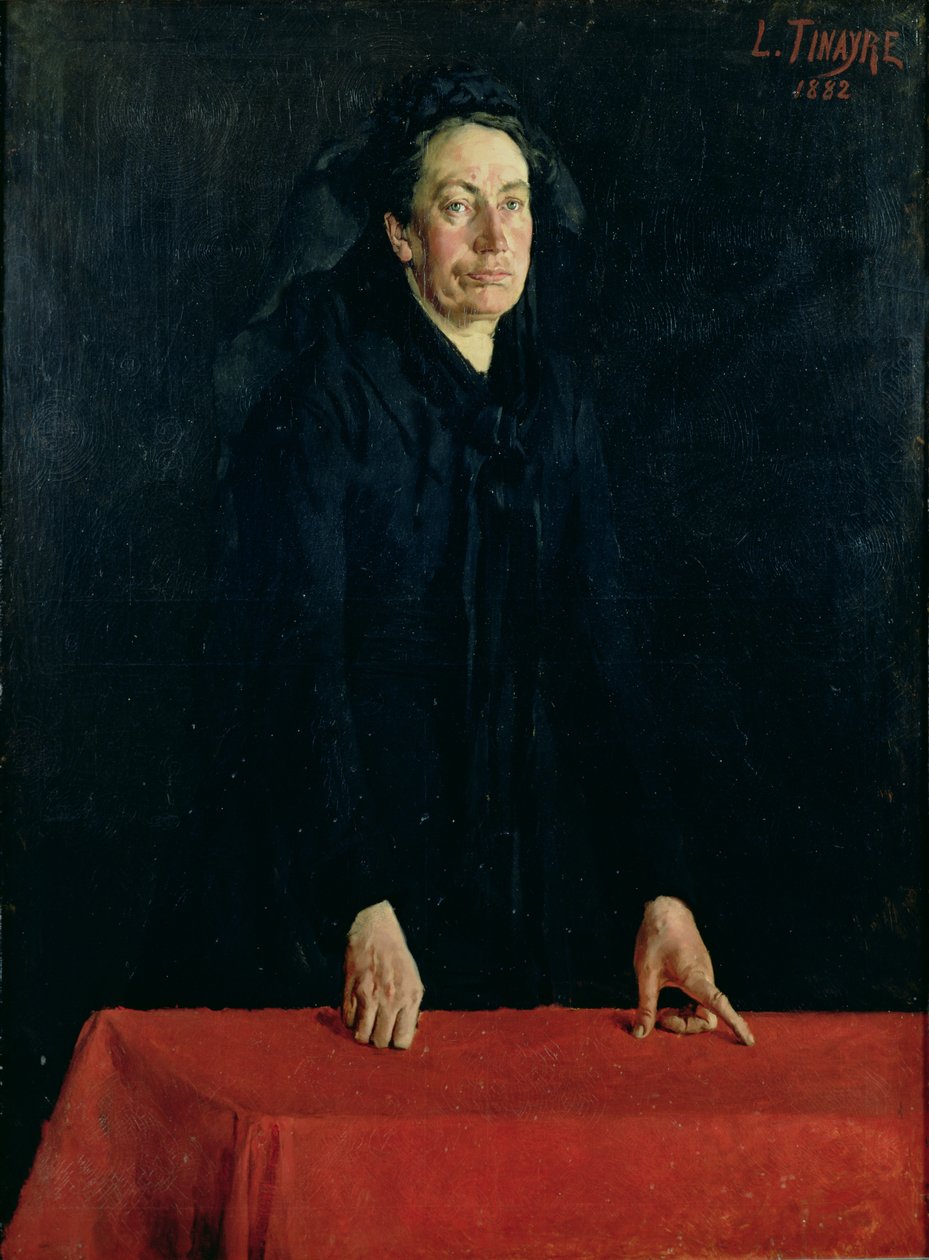 Portrait of Louise Clemence Michel by Louis Tinayre
