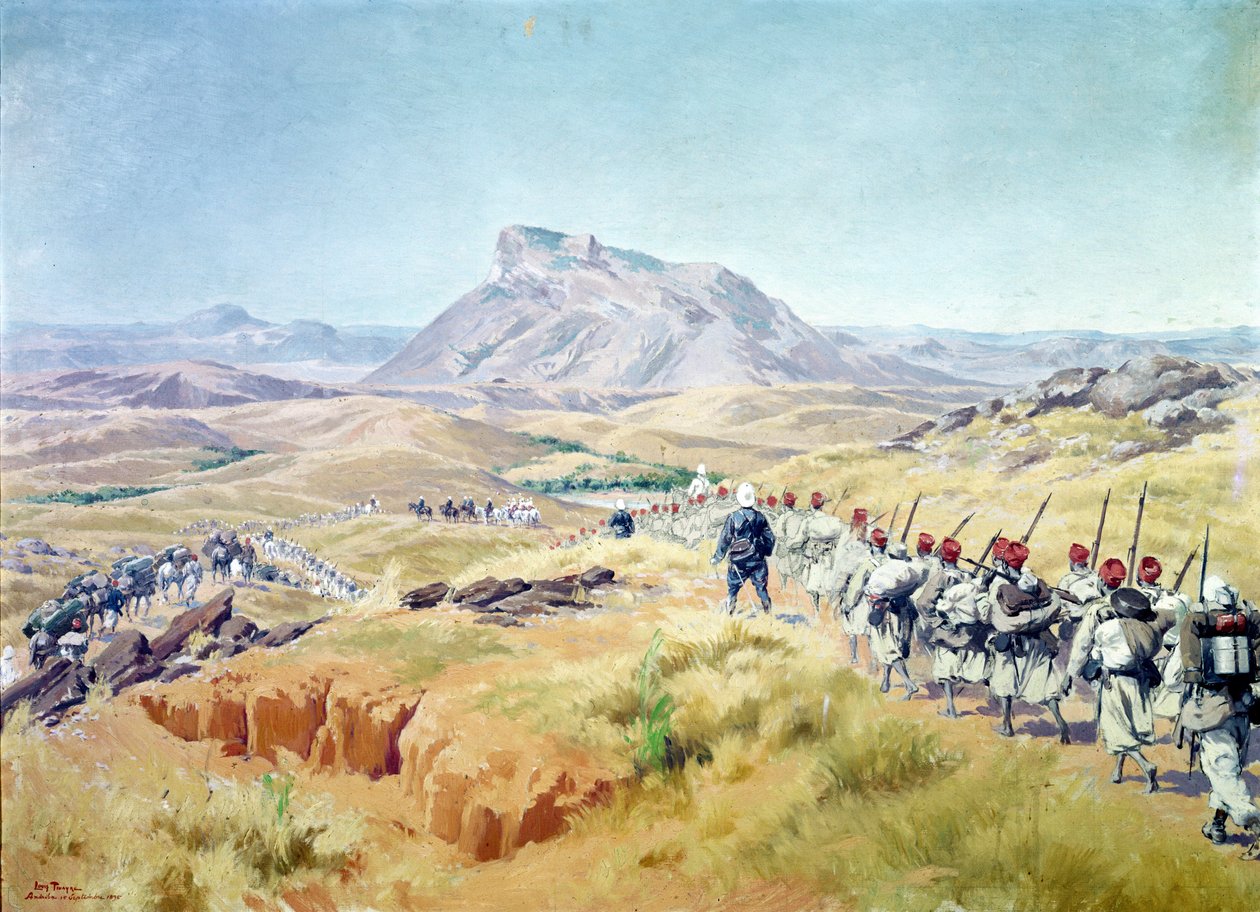 The Taking of Andriba Peak, Madagascar, 15th September 1895 by Louis Tinayre