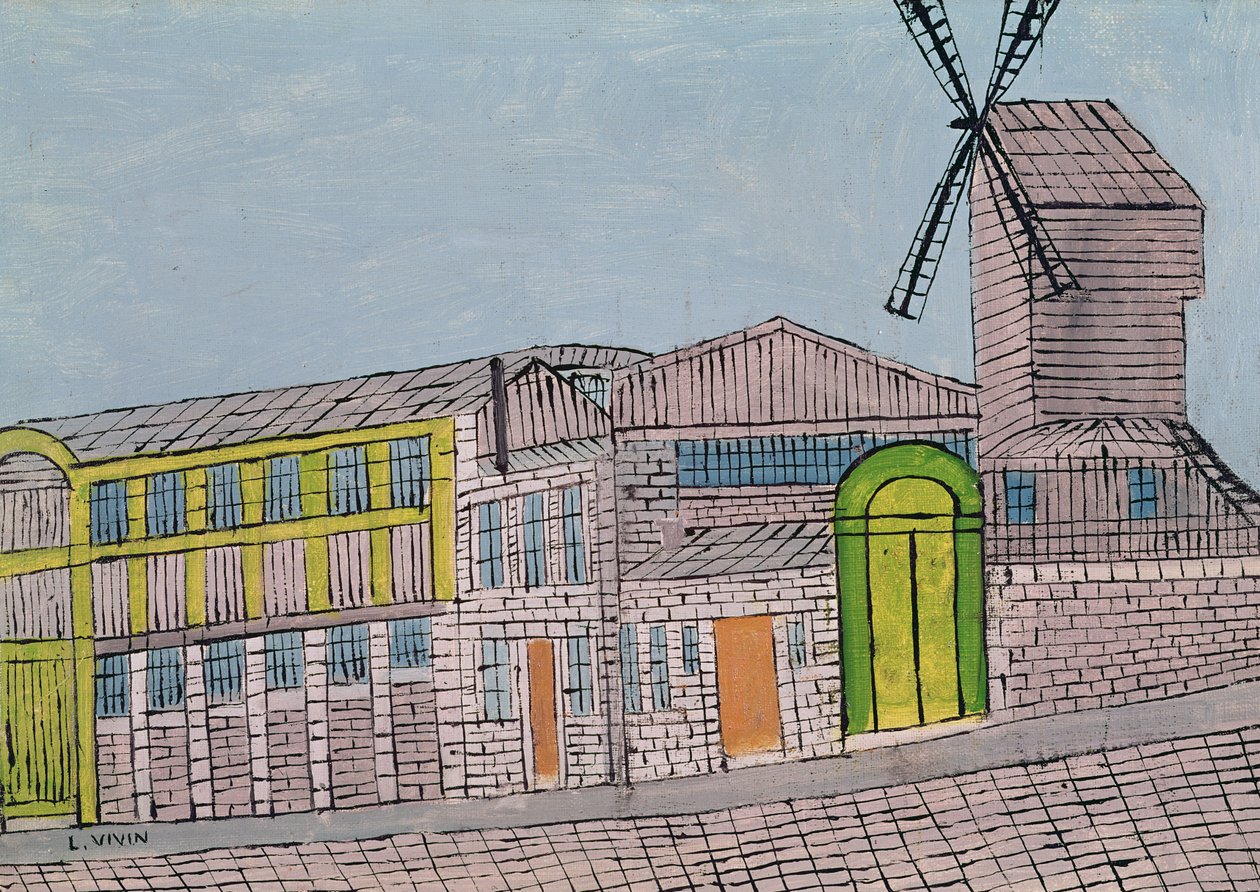 Le Moulin de la Galette, 1926 by Louis Vivin
